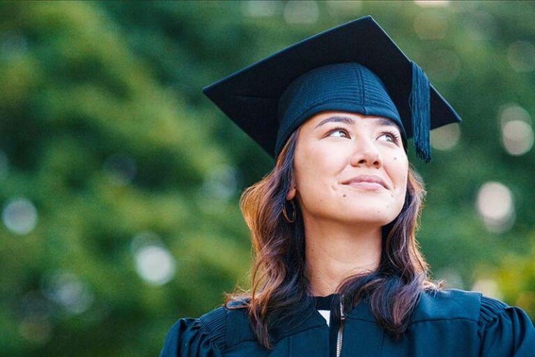female grad